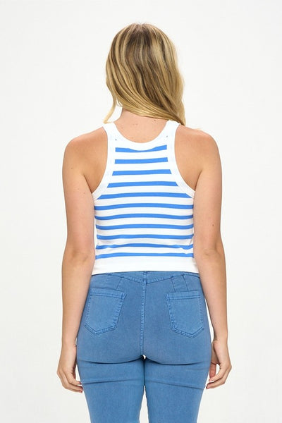 Seamless Basic Tank Top Ribbed - Pikemla