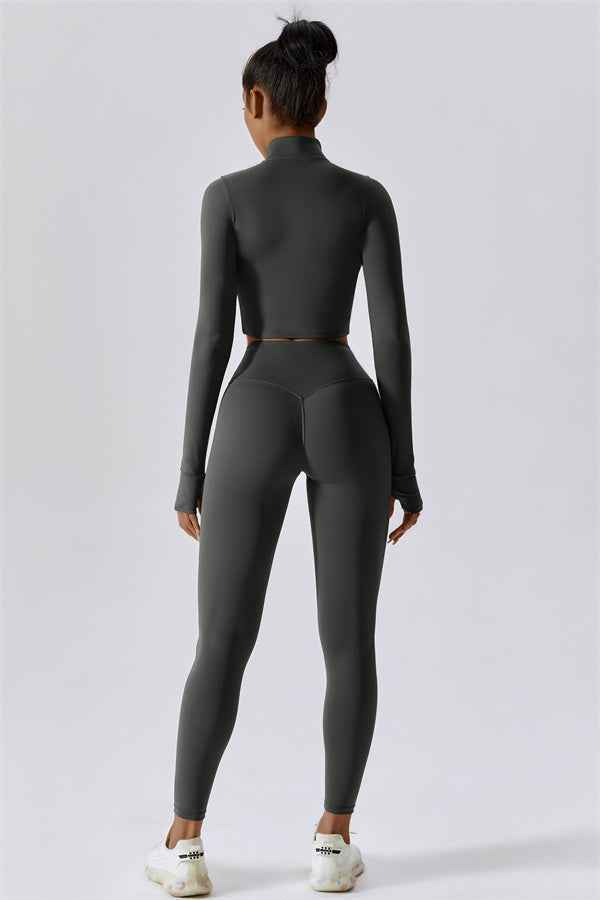 The Eloise Jacket Sports Bra Leggings 3-Piece Set