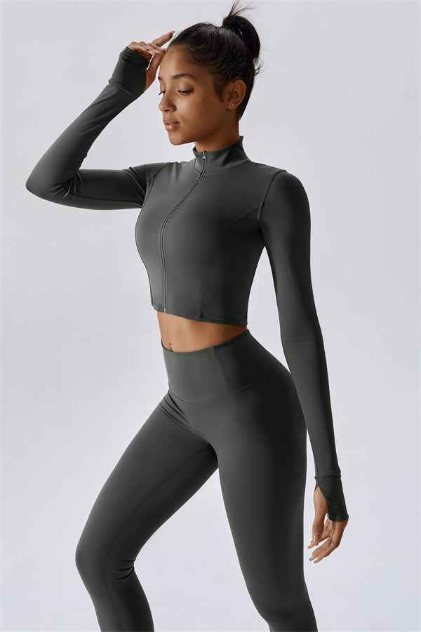 The Eloise Jacket Sports Bra Leggings 3-Piece Set
