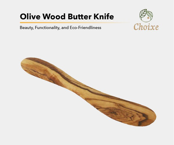 Mediterranean Olive Wood Butter Knife - Pikemla