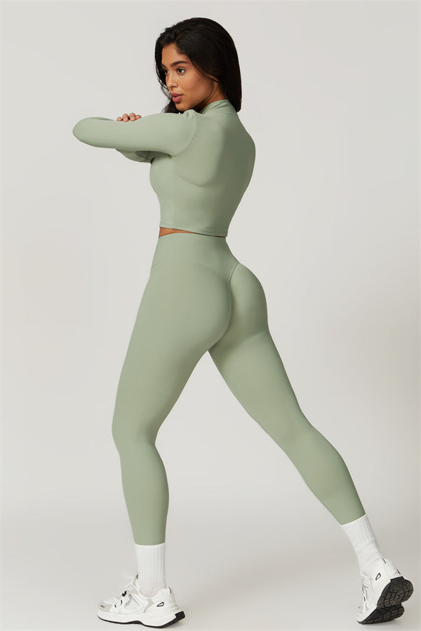 The Eloise Jacket Sports Bra Leggings 3-Piece Set
