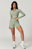 The Eloise Jacket Sports Bra Shorts 3-Piece Set