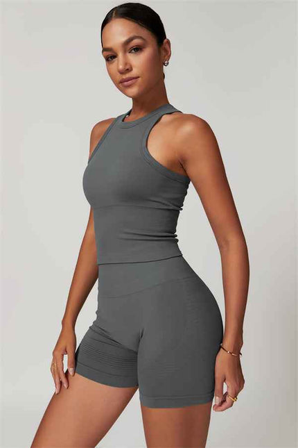 The Delight Crop Top Shorts 2-Piece Set