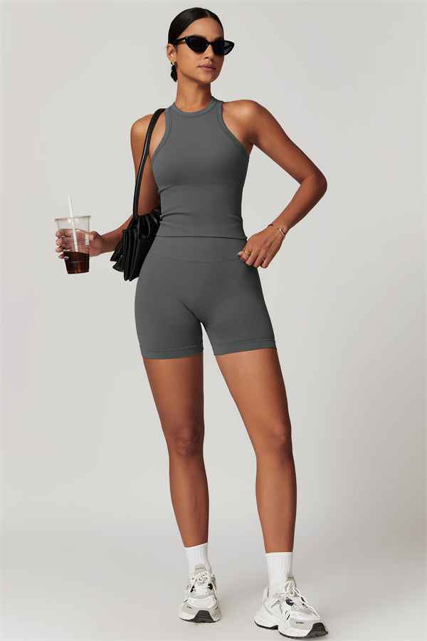 The Delight Crop Top Shorts 2-Piece Set