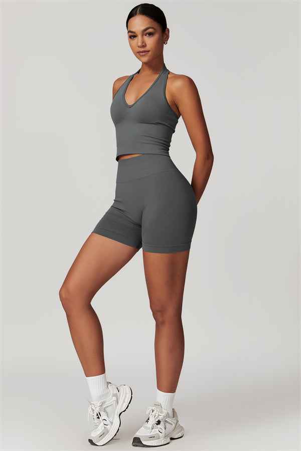 The Delight Halter Top Shorts 2-Piece Set