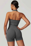 The Delight Halter Top Shorts 2-Piece Set