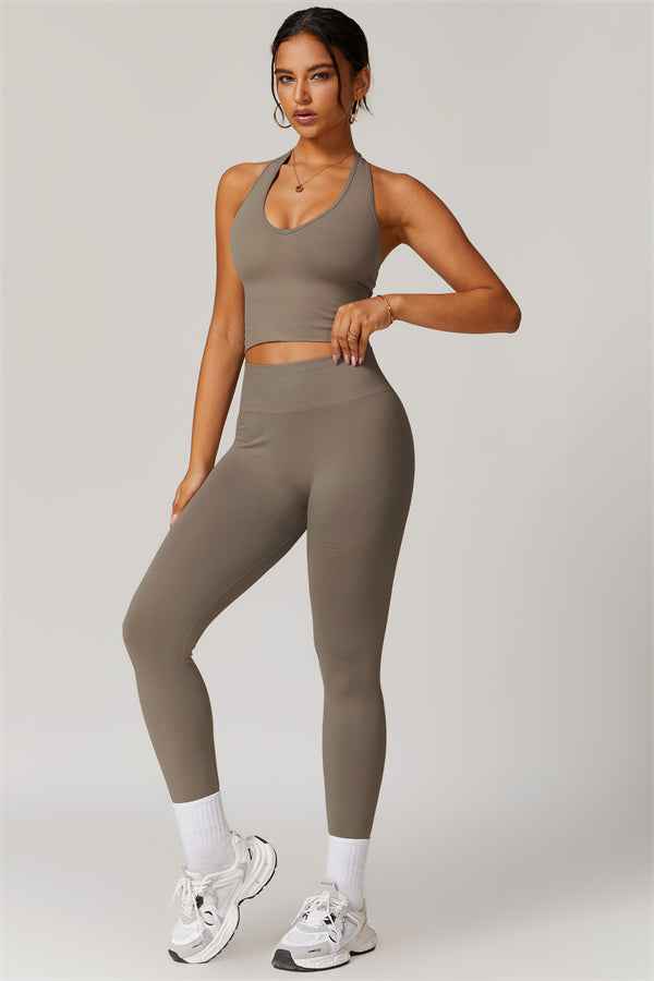 The Delight Halter Top Leggings 2-Piece Set