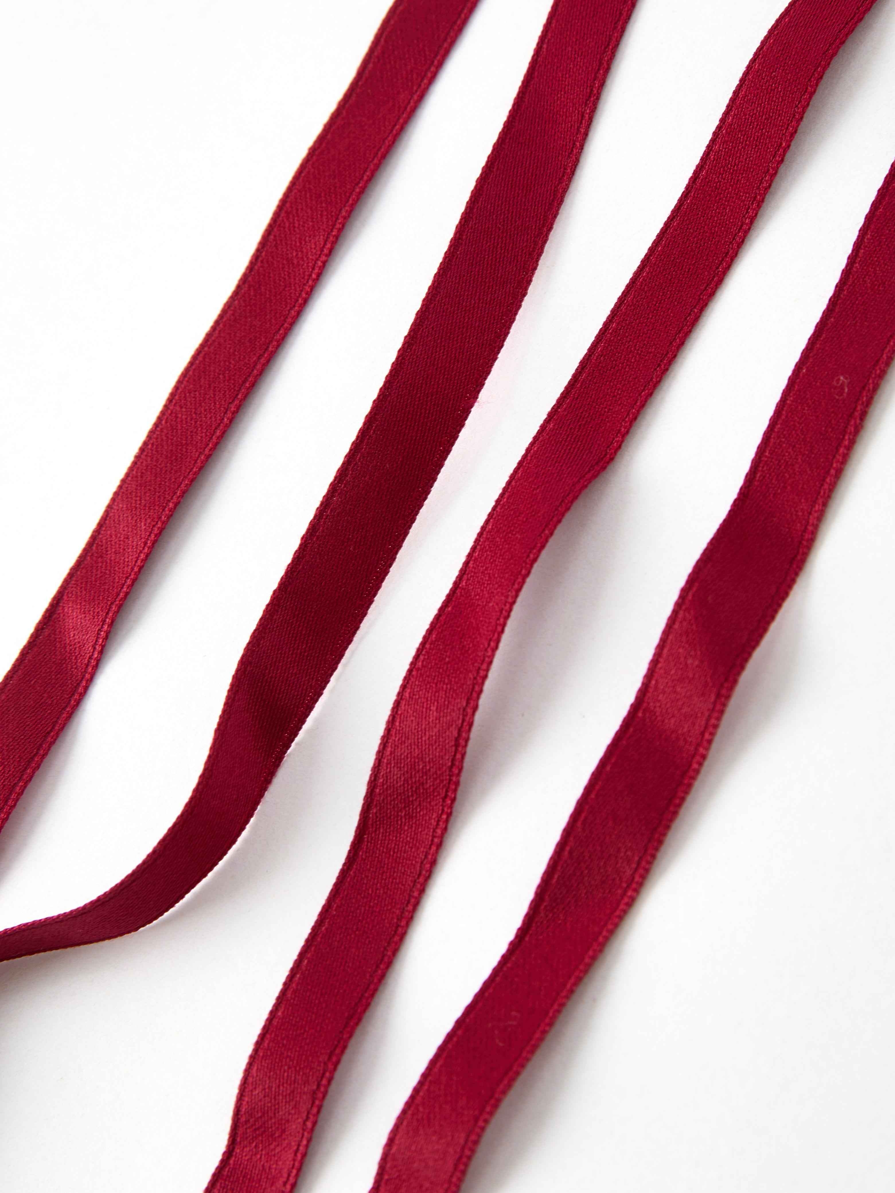 Cherry Bow Ribbon 4.5 Inch Hairpin
