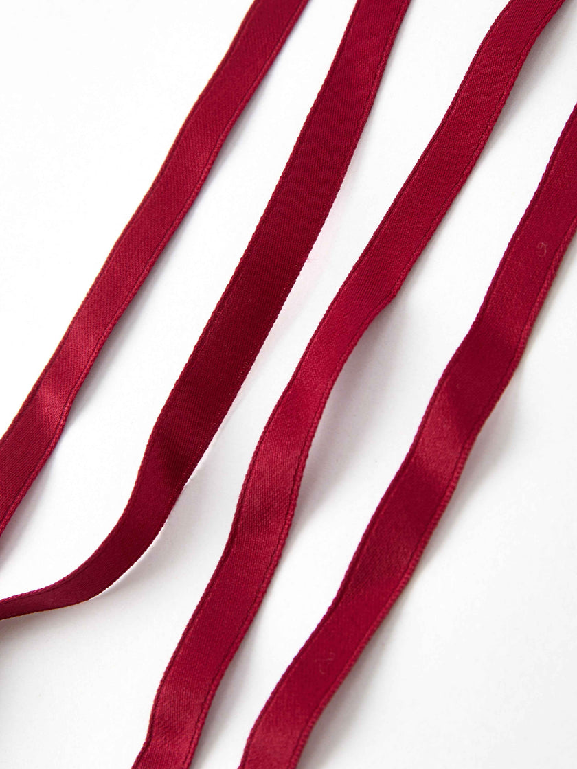 Cherry Bow Ribbon 4.5 Inch Hairpin