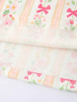Summer Floral Bow Ruffle Girls Dress
