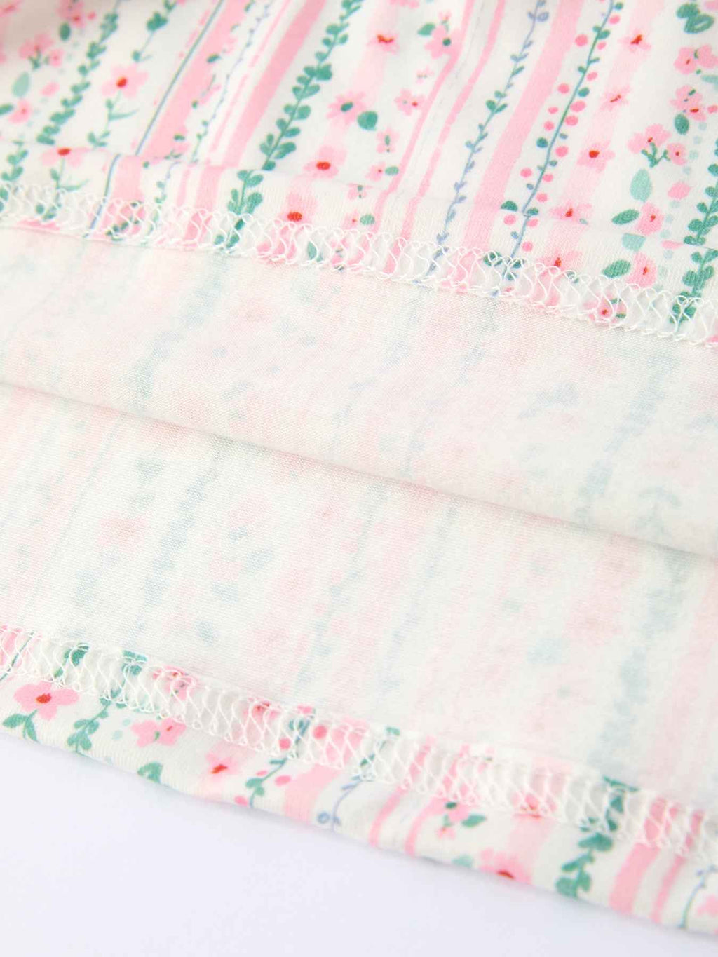Pink Spring Floral Smocked Girl Dress