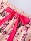 Mommy & Me Western Print Ruffle Pajama Set