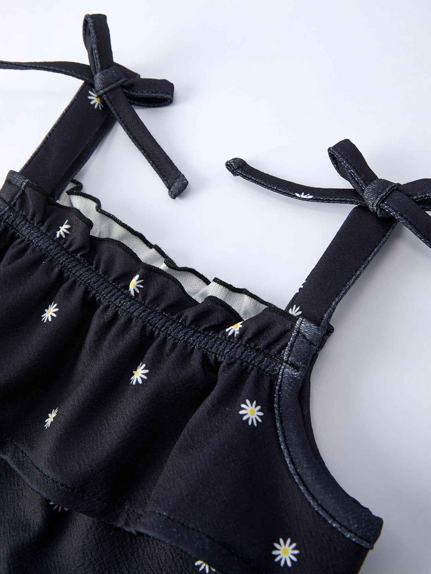Summer Daisy Girls Bow Dress