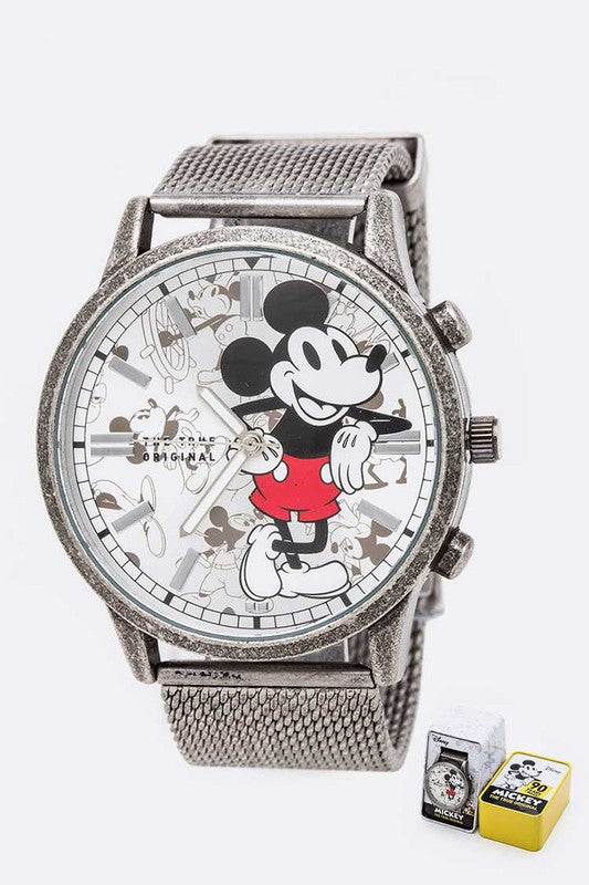 Cartoon Dial Mickey Mouse Large Dial Watch - Pikemla