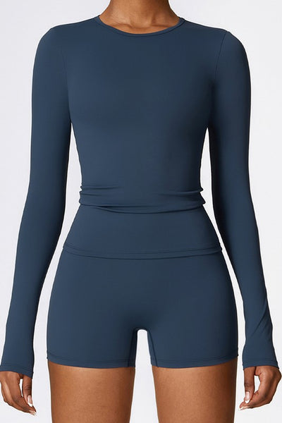 Yoga running sports long sleeve tops