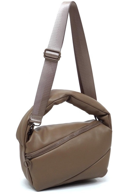 Fashion Puffy Tote Crossbody Bag - Pikemla