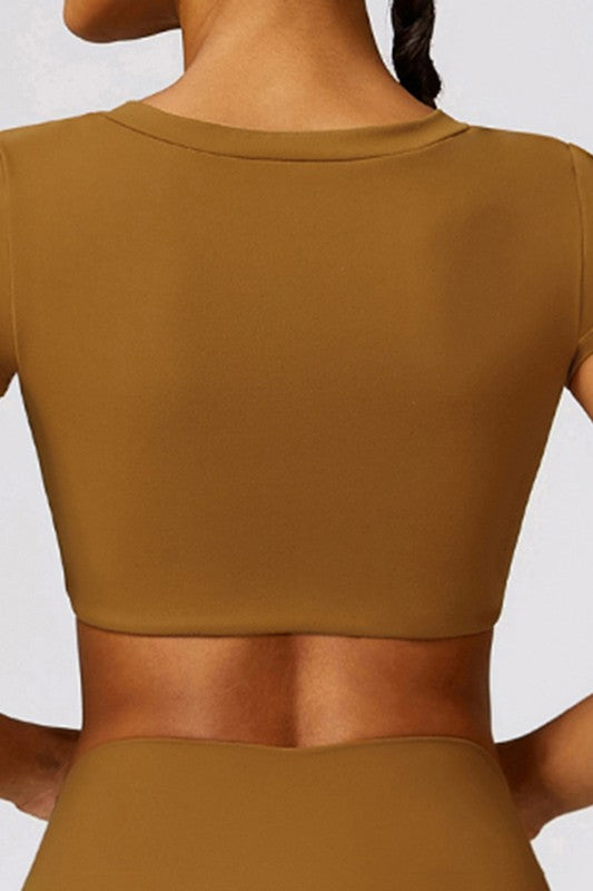 High strength tight yoga top