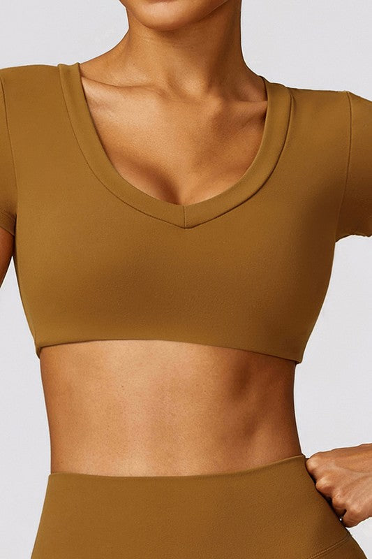 High strength tight yoga top