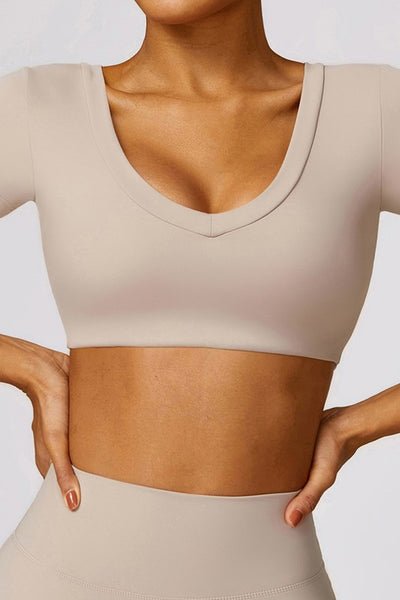 High strength tight yoga top