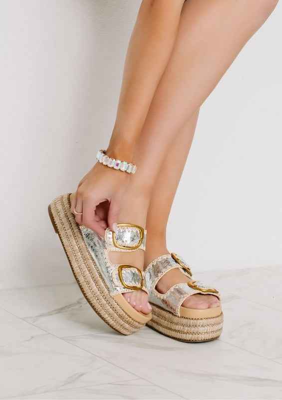 CLARA WEDGES WITH ADJUSTABLE STRAPS