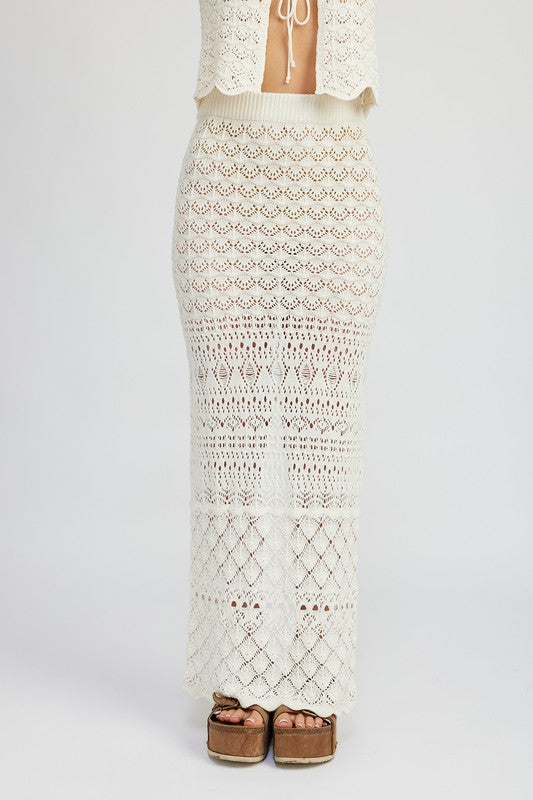 Bali Crochet Maxi Skirt - Pikemla