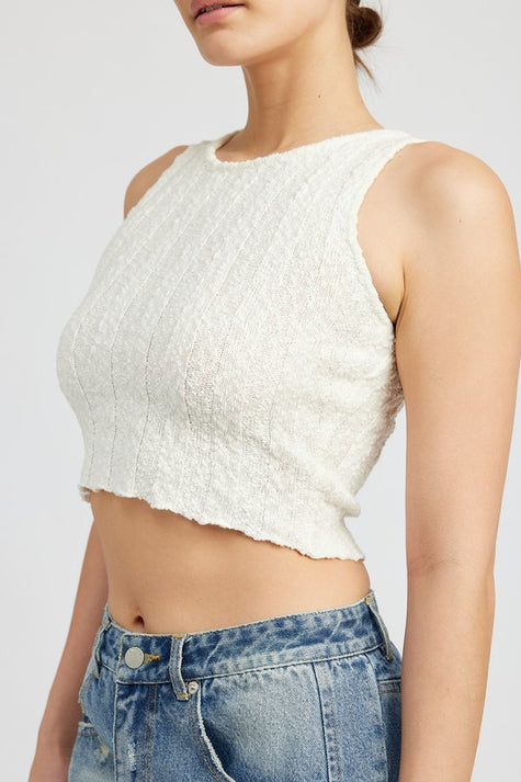 Aliya Ribbed Crop Top - Pikemla