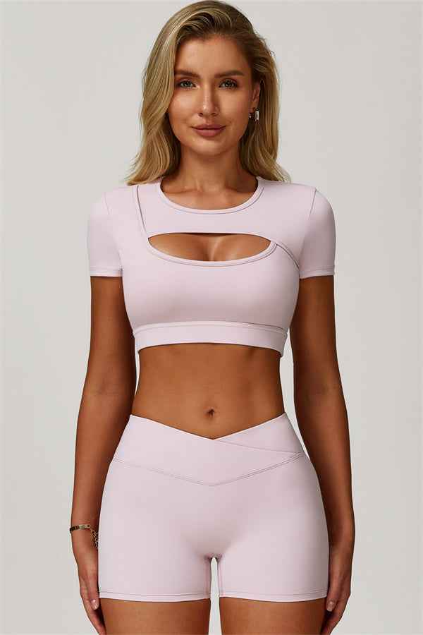 The Lavish Cut-out Crop Top