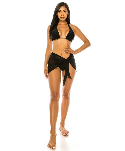 Three Piece Bikini Set - Pikemla