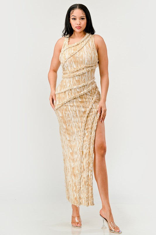 Sun-Kissed Desert Dunes Dress - Pikemla