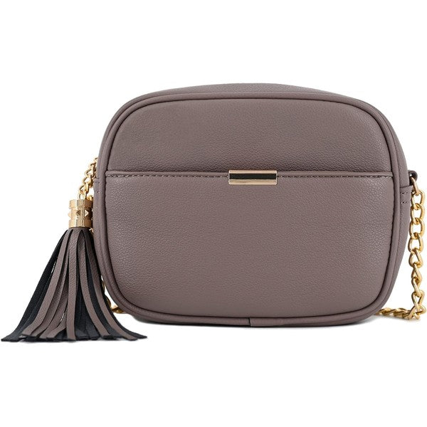 Tassel Small Crossbody Bag Camera Bag - Pikemla