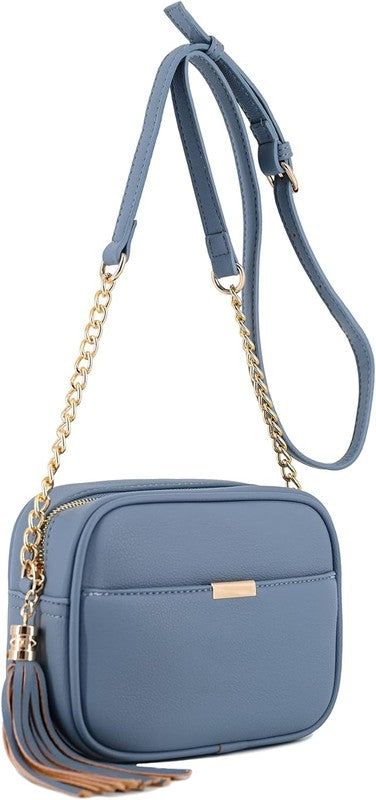 Tassel Small Crossbody Bag Camera Bag - Pikemla