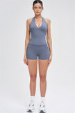 The Stride Crop Top Isabella Shorts 2-Piece Set