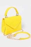Patent Leather Top Handle Swing Bag