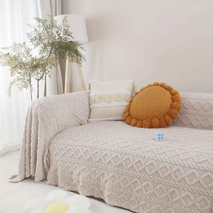 Extra Large Slipcovers for Couches - Stylish Geometric Pattern