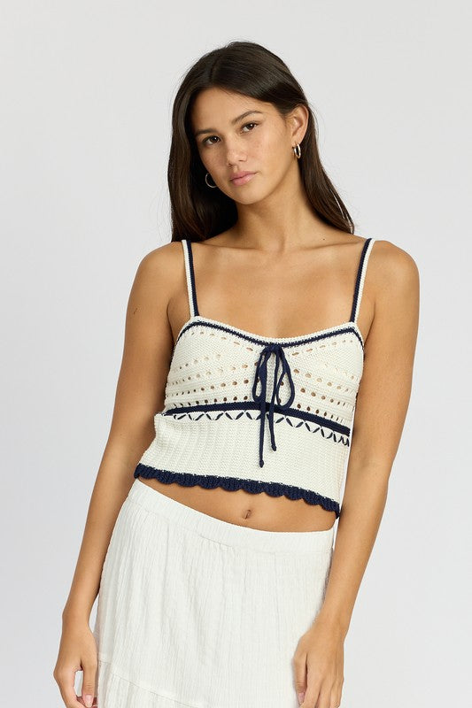 Mila Crochet Crop Top - Pikemla