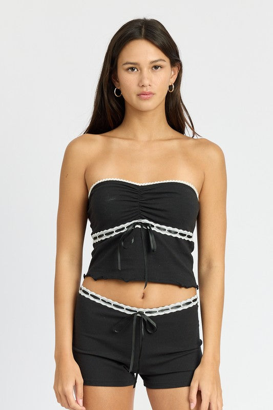 Loren Sweetheart Tube Top - Pikemla