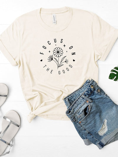 Focus on the Good Bella Canvas Graphic Tee - Pikemla