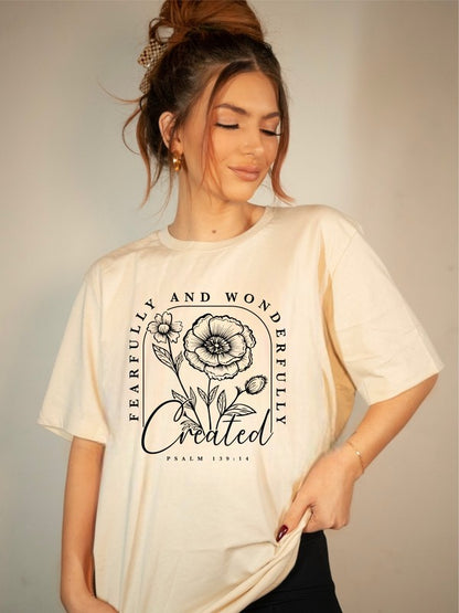 Fearfully and Wonderfully Created Graphic Tee - Pikemla