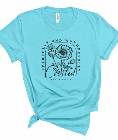 Fearfully and Wonderfully Created Graphic Tee - Pikemla