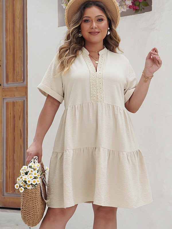 Plus Size Sandy Dress - Pikemla