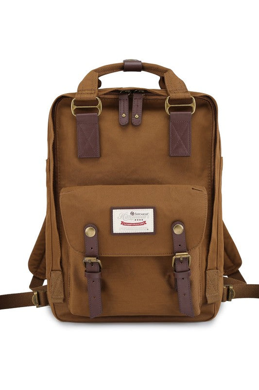 14.9 VINTAGE WATERPROOF BACKPACK-SOLID - Pikemla