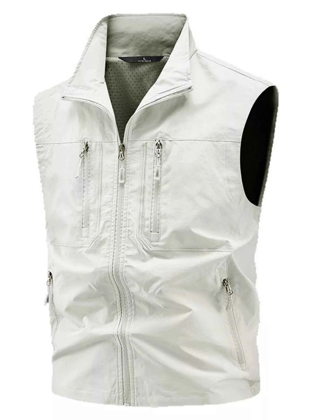 Men's Plus Size Lightweight Multi-Pocket Outdoor Vest