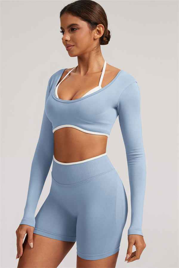 The Elevate Long Sleeve Crop top