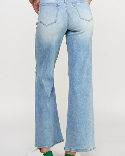 HIGH RISE RELAXED WIDE LEG - Pikemla