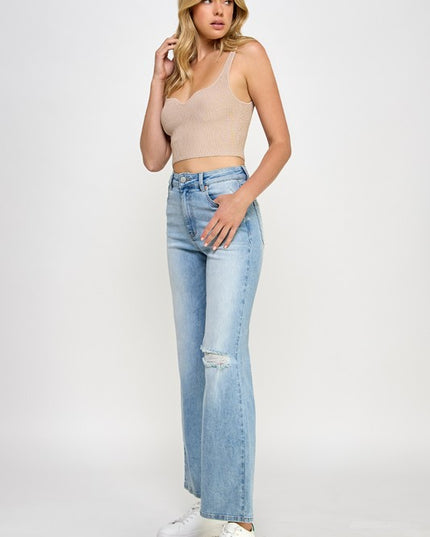 HIGH RISE RELAXED WIDE LEG - Pikemla