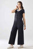 Comfort Button-up front closure Jumpsuit