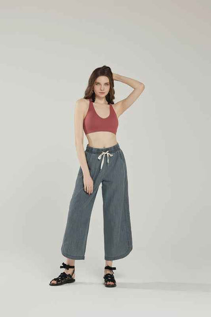 Seamless Lace Racerback Padded knit Bralette