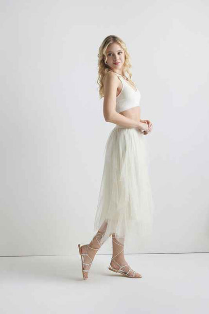 Seamless Lace Racerback Padded knit Bralette