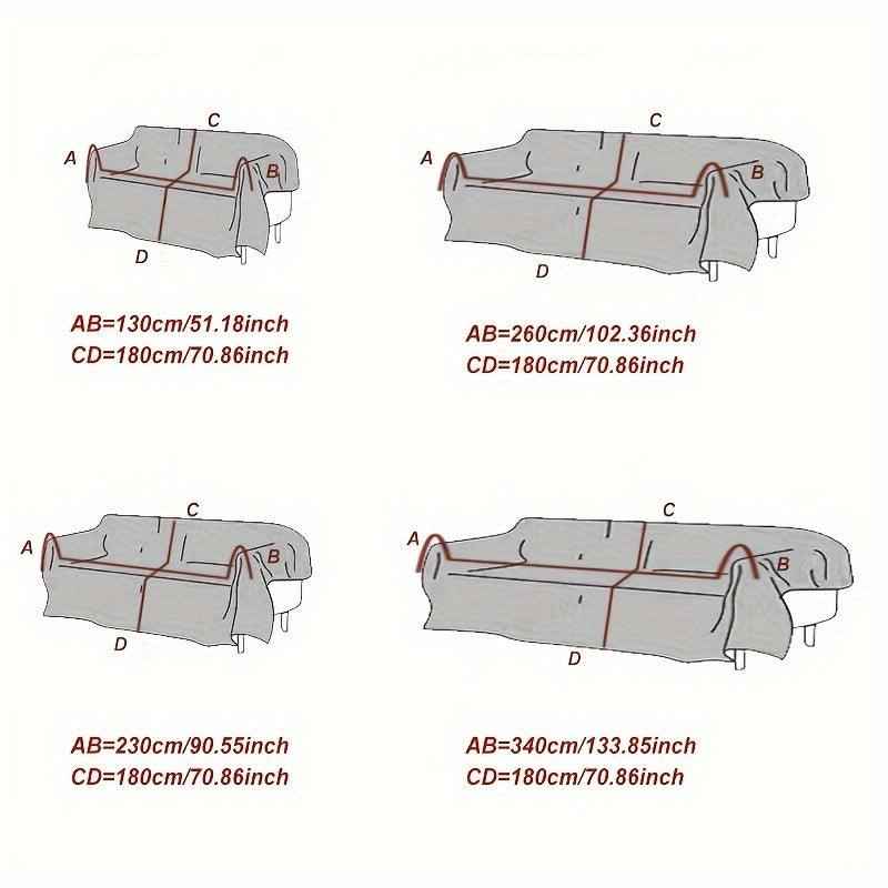 Luxury Pet Cover for Leather Sofa, Non-Slip & Machine Washable