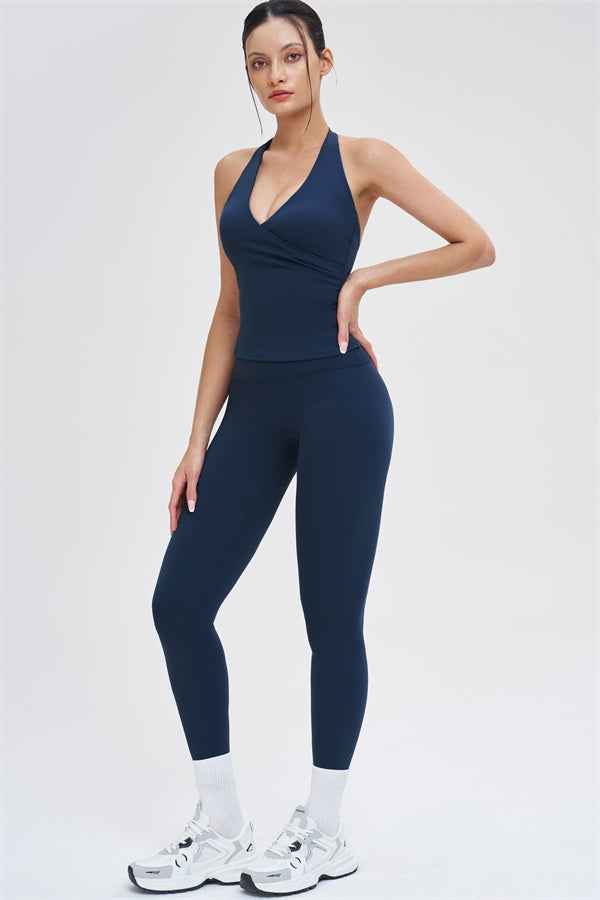 The Stride Crop Top Isabella Leggings 2-Piece Set